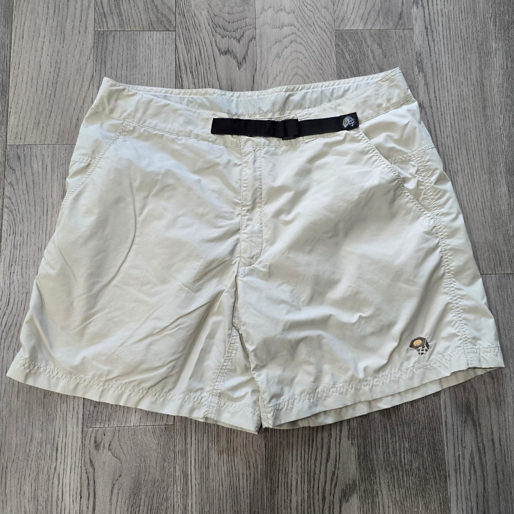 Mountain Hardwear Hiking Shorts Tan Beige With Belt Men's Size 38 Gorpcore